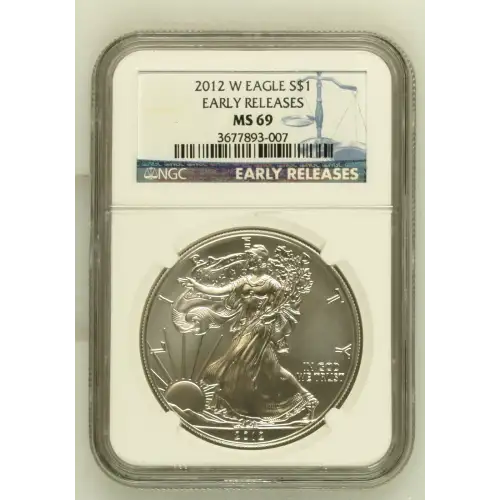 2012 W BURNISHED SILVER EAGLE EARLY RELEASES (2)