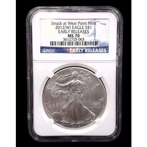 2012(W) EARLY RELEASES Struck at West Point Mint