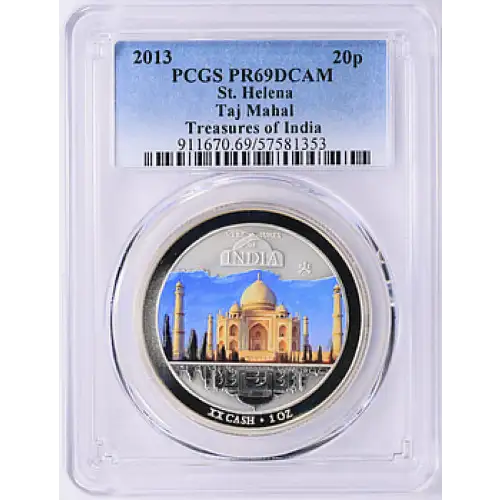 2013 20p Taj Mahal Treasures of India, DCAM