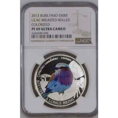 2013 Lilac Breasted Roller Colorized ULTRA CAMEO (2)