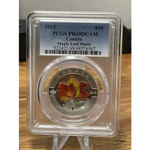 2013 PCGS PR69  Canada Maple Leaf Matte