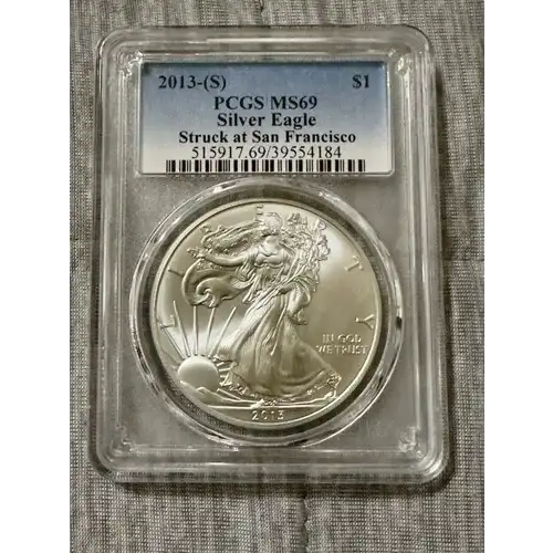 2013-(S) $1 Silver Eagle Struck at San Francisco