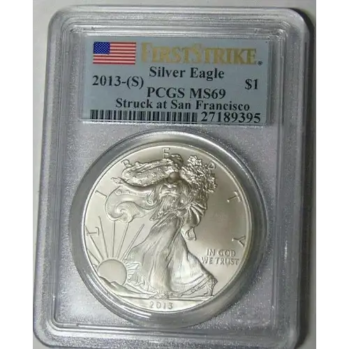 2013-(S) $1 Silver Eagle Struck at San Francisco