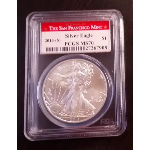 2013-(S) $1 Silver Eagle Struck at San Francisco