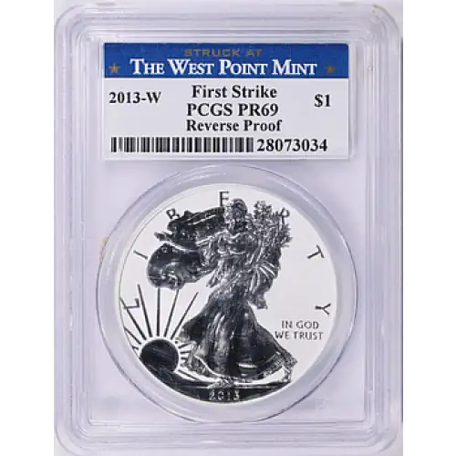 2013-W $1 Reverse Proof West Point Mint Set First Strike