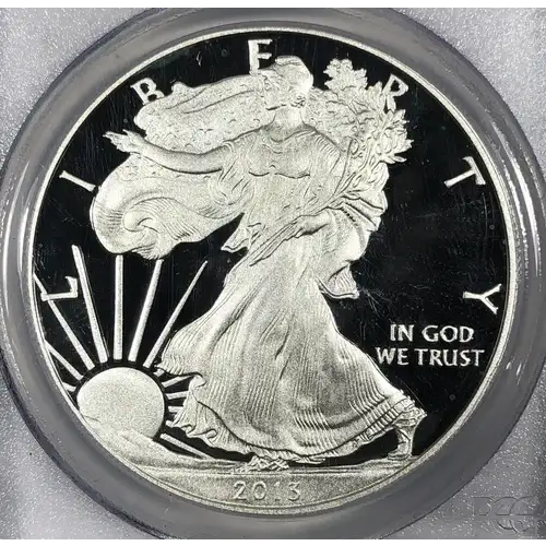 2013-W $1 Silver Eagle Ashley Reagan, DCAM