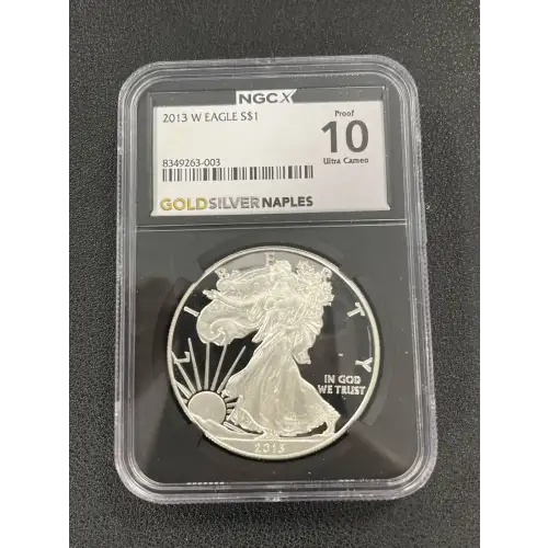 2013 W $1 SILVER EAGLE PF70UC NGC