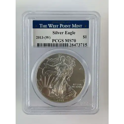 2013-(W) $1 Silver Eagle Struck at West Point