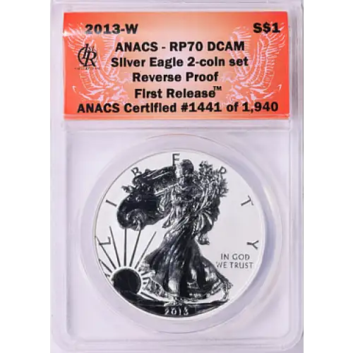 2013 - W - ANACS - RP70DCAM - $1 Silver Eagle