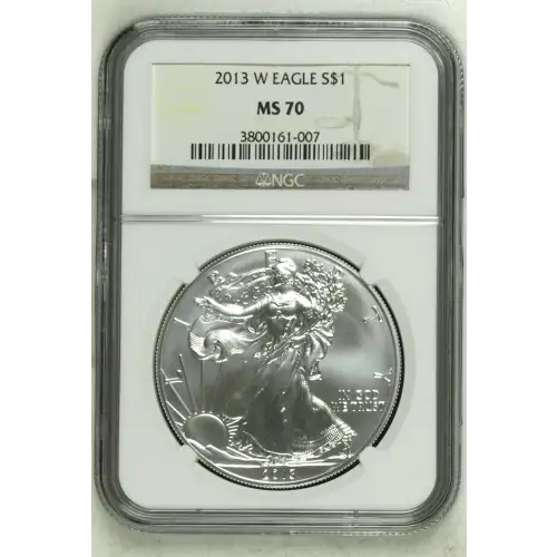 2013 W BURNISHED SILVER EAGLE (2)