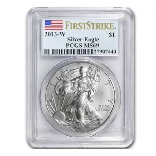 2013 (W) EAGLE S$1 PCGS MS 69