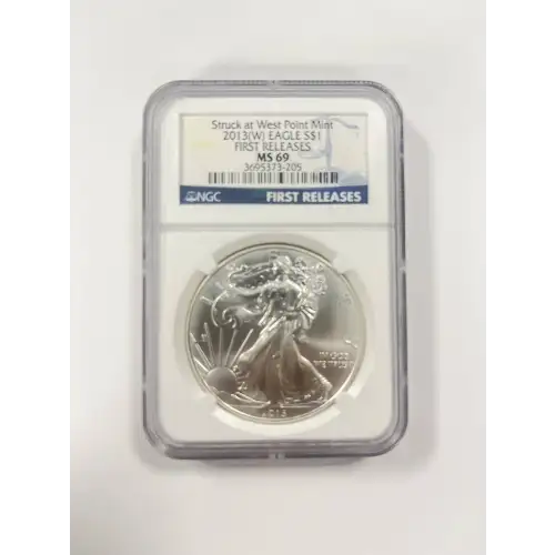 2013 - (W) - NGC - MS69 - $1 Silver Eagle