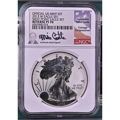 2013 W WEST POINT EAGLE SET OFFICIAL US MINT SET (2)