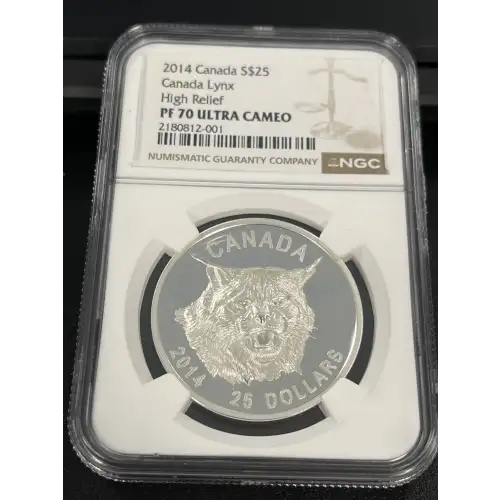 2014 Canada Lynx High Relief ULTRA CAMEO