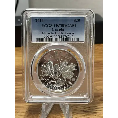 2014 Canada PCGS PR70 Canada Majestic Maple Leave