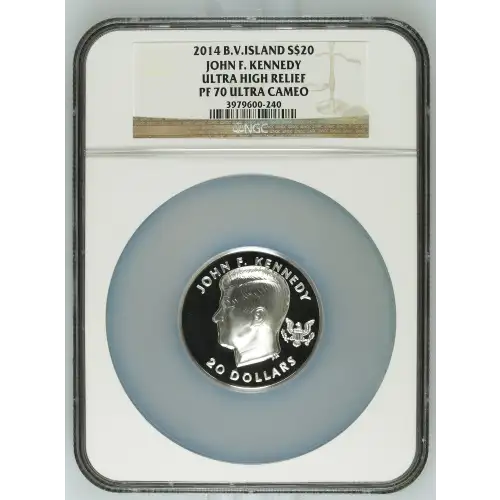 2014 John F. Kennedy Ultra High Relief ULTRA CAMEO (2)