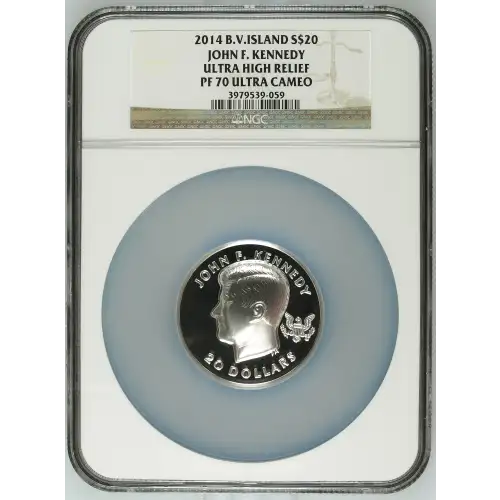 2014 John F. Kennedy Ultra High Relief ULTRA CAMEO (2)