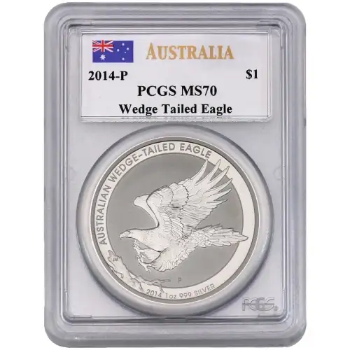 2014-P $1 Wedge Tailed Eagle Mercanti Signature