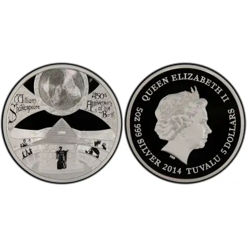 2014-P $5 450th Ann. Shakespeare, DCAM (2)