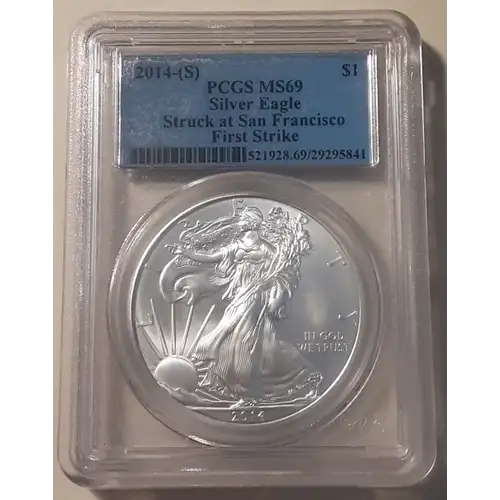 2014-(S) $1 Silver Eagle Struck at San Francisco