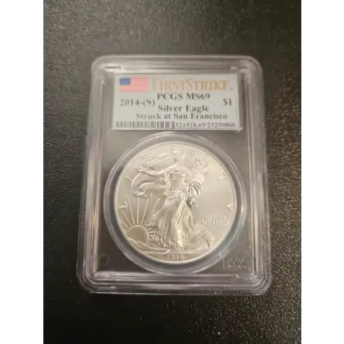 2014-(S) $1 Silver Eagle Struck at San Francisco First Strike