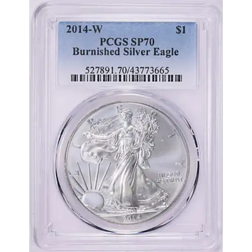 2014-W $1 Burnished Silver Eagle