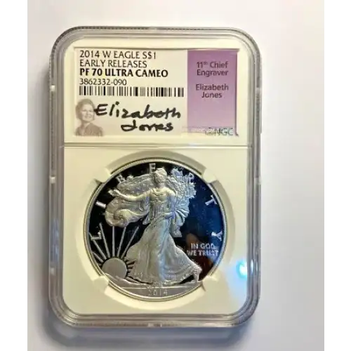 2014 (W) EAGLE S$1 PF 70 UC