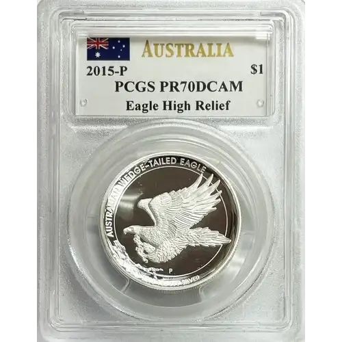 2015-P $8 Eagle High Relief Mercanti Signature, DCAM