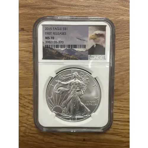 2015 - P - NGC - MS70 - $1 Silver Eagle