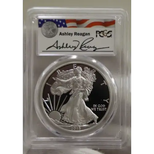 2015-W $1 Silver Eagle Ashley Reagan, DCAM