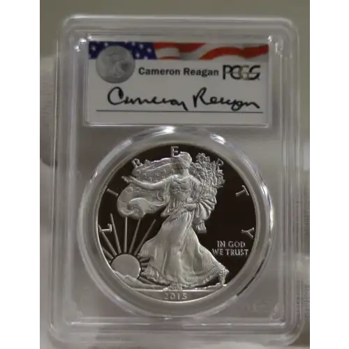 2015-W $1 Silver Eagle Cameron Reagan, DCAM