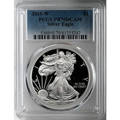 2015-W $1 Silver Eagle, DCAM