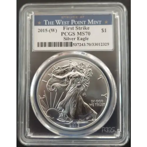 2015-(W) $1 Silver Eagle Struck at West Point