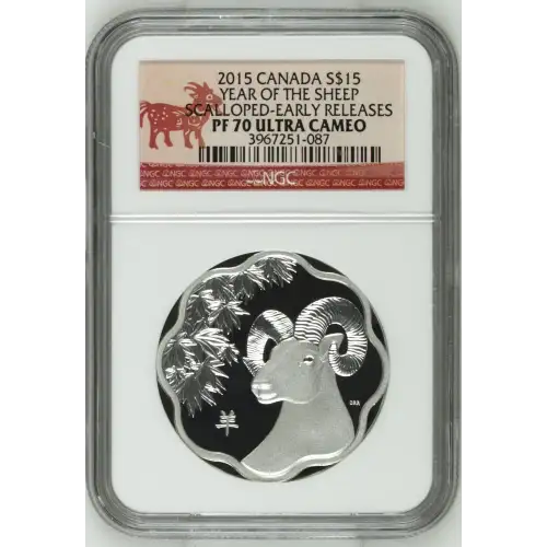 2015 YEAR OF THE SHEEP SCALLOPED-EARLY RELEASES ULTRA CAMEO (2)