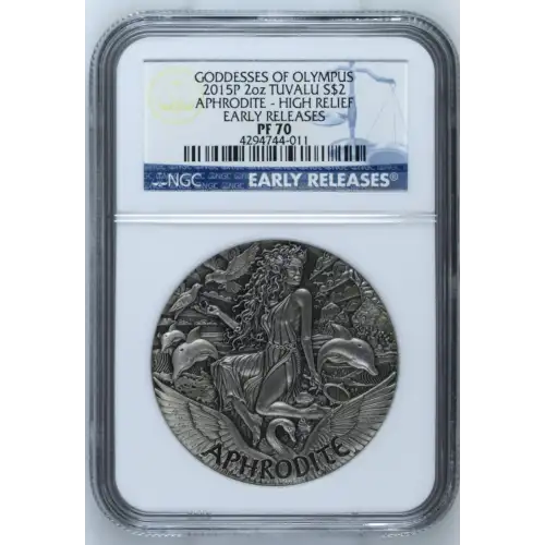 2015P 2oz APHRODITE - HIGH RELIEF EARLY RELEASES GODDESSES OF OLYMPUS (2)