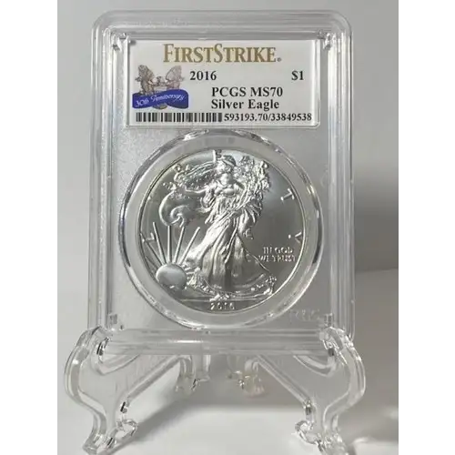 2016 $1 Silver Eagle 30th Anniversary