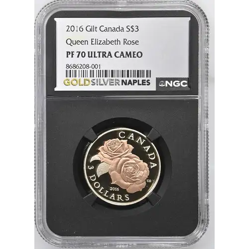 2016 Gilt Canada - Queen Elizabeth Rose - PF 70 UC (JSC5)