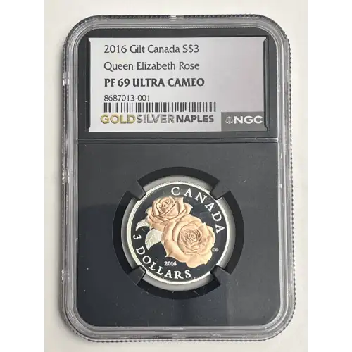 2016 Gilt Canada - Queen Elizabeth Rose - PF69UC (JSC5)