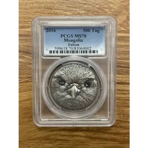 2016 - M - PCGS - MS70 - 500 Tug Falcon