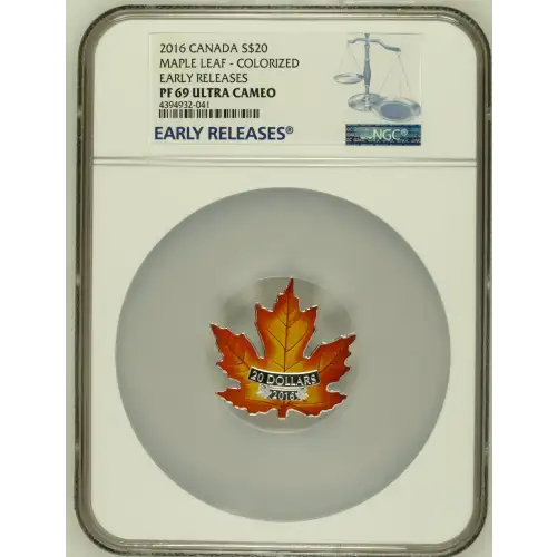 2016 MAPLE LEAF - COLORIZED EARLY RELEASES ULTRA CAMEO (2)