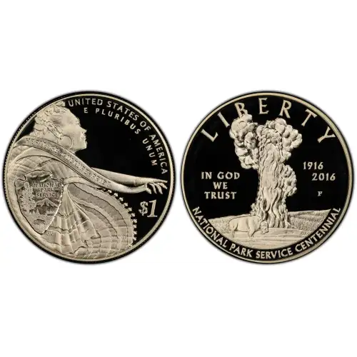 2016-P $1 100th Anniv. Nat'l Parks, DCAM