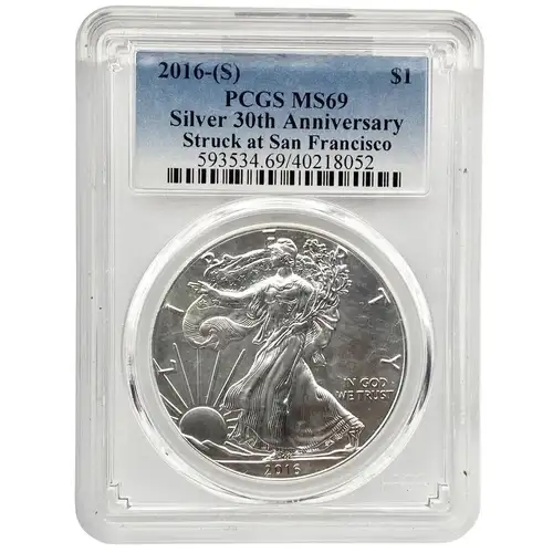 2016-(S) $1 Silver 30th Anniversary Struck at San Francisco