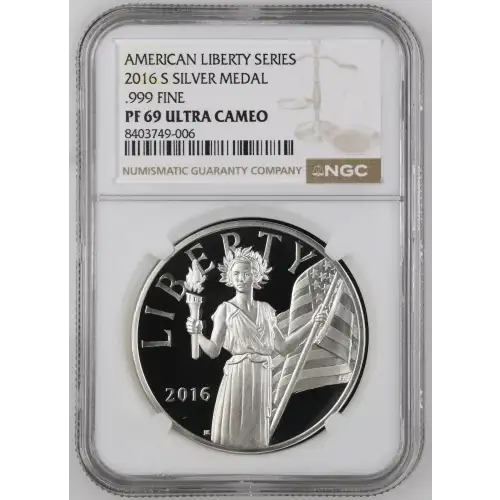 2016 S .999 FINE AMERICAN LIBERTY SERIES ULTRA CAMEO (2)