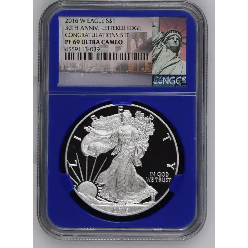 2016 W 30TH ANNIV. LETTERED EDGE CONGRATULATIONS SET ULTRA CAMEO (2)