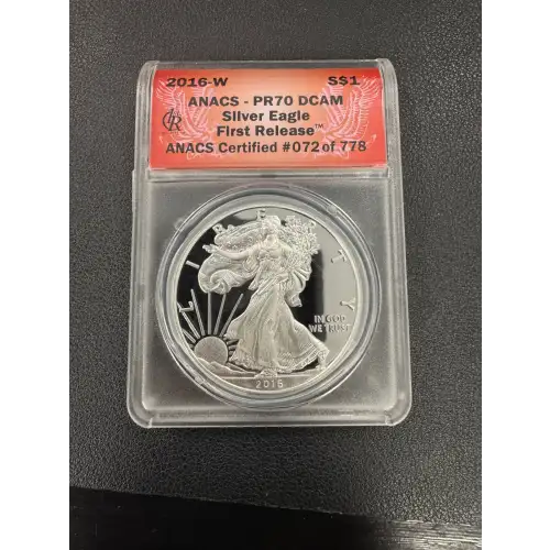 2016 W ANACS PR70DCAM SILVER EAGLE  (2)