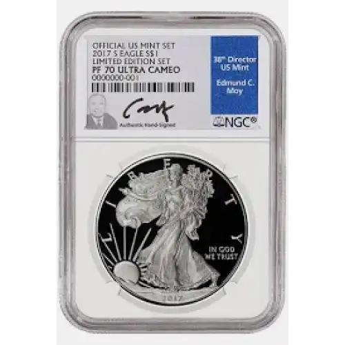 2016 W eagle S$1 Lettered Edge PF 70 UC Eagle 30th Anniversary