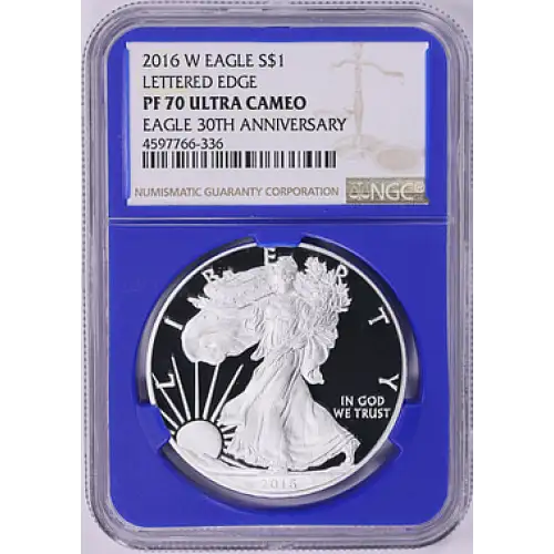 2016 W eagle S$1 Lettered Edge PF 70 UC Eagle 30th Anniversary
[B-8] (2)