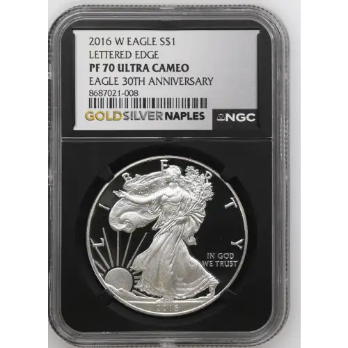 2016 W LETTERED EDGE-30TH ANNIV. EAGLE 30TH ANNIVERSARY ULTRA CAMEO (2)