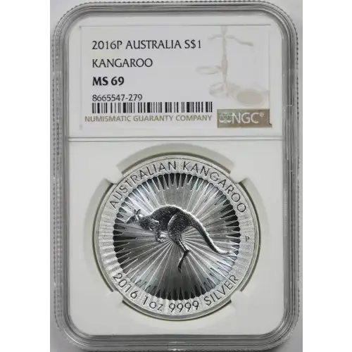 2016P Australia S$1 Kangaroo MS69 (2)