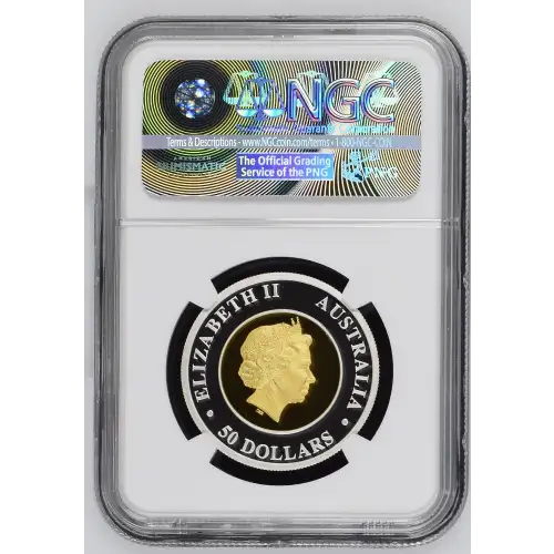 2016P Bi-Met Wedge-Tailed Eagle Au 1/2oz - Ag 1/2oz ULTRA CAMEO (3)